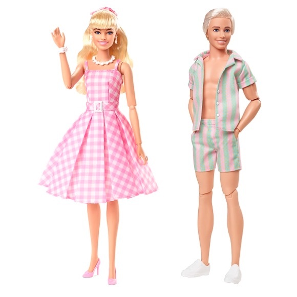 BARBIE THE MOVIE COLLECTIBLE DOLLS SET . - Picture 2 of 14